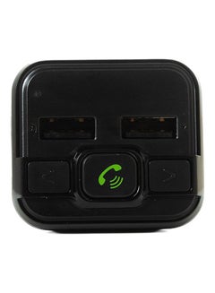 2B 2 In 1 Dual Port Car Charger With Blutooth FM Transmitter Black  - Image 3
