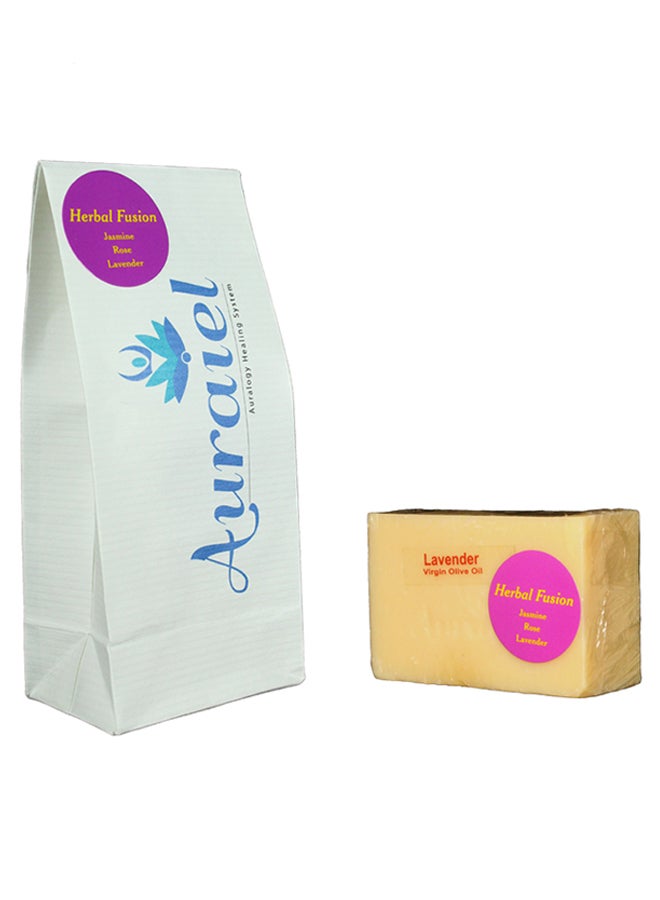 Auraiel - Herbal Fusion Lavender Beauty Bar 115grams - Image 1