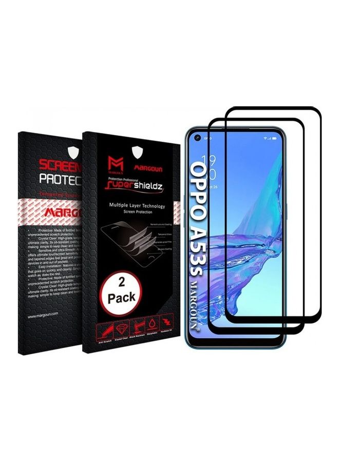 MARGOUN 2-Piece 3D Screen Protector For Oppo A53S clear - Image 1