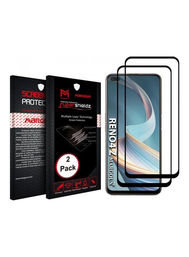 MARGOUN 2-Piece 3D Screen Protector For Oppo Reno4 Z clear - Image 1
