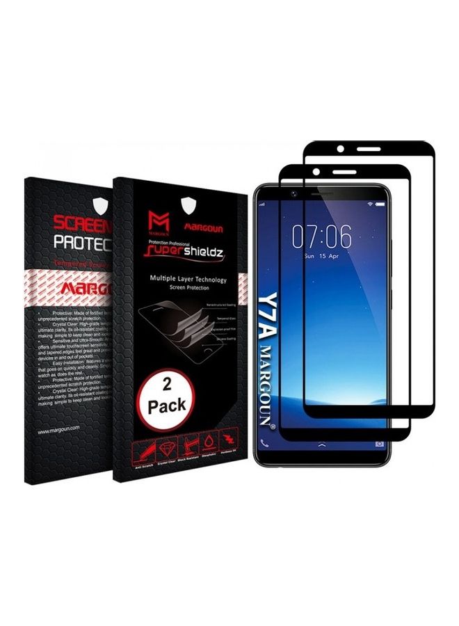 MARGOUN 2-Piece 3D Screen Protector For Huawei Y7A clear - Image 1