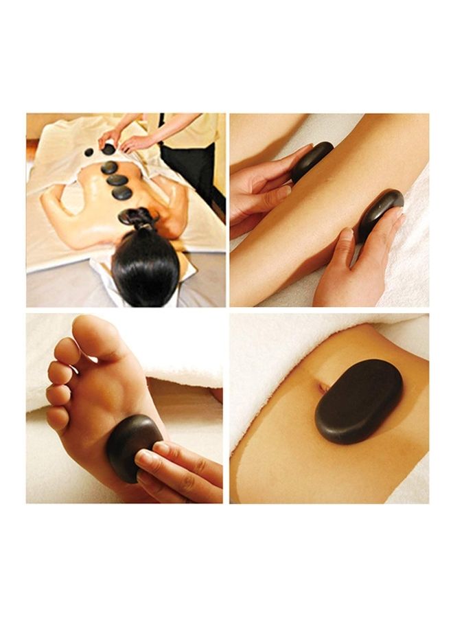 2-Piece Massage Natural Lava Heated Stone - Image 2