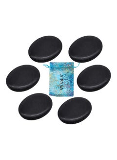 Generic 6-Piece Massage Natural Basalt Stone  - Image 2