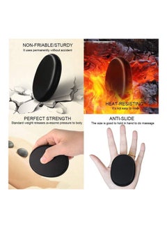 Generic 8-Piece Natural Lava Basalt Stone  - Image 2