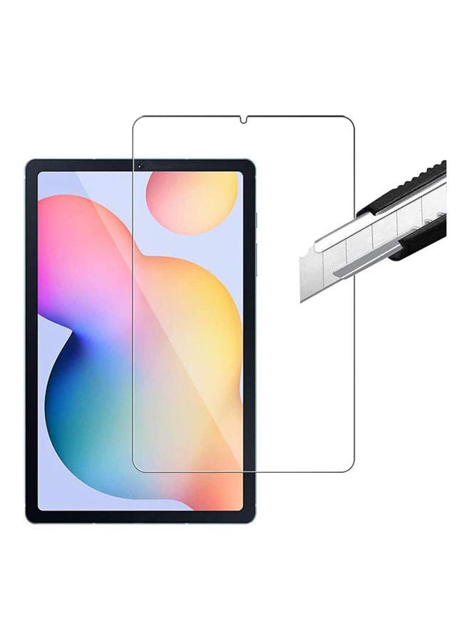 إينيكس لاصقة حماية للشاشة من الزجاج المقوى لهاتف سامسونج جالاكسي تاب Tab S6 LITE شفاف - Image 2