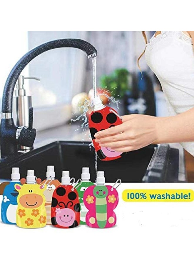 AMERTEER 7-Piece Reusable Squeeze Food Pouch  - Image 4