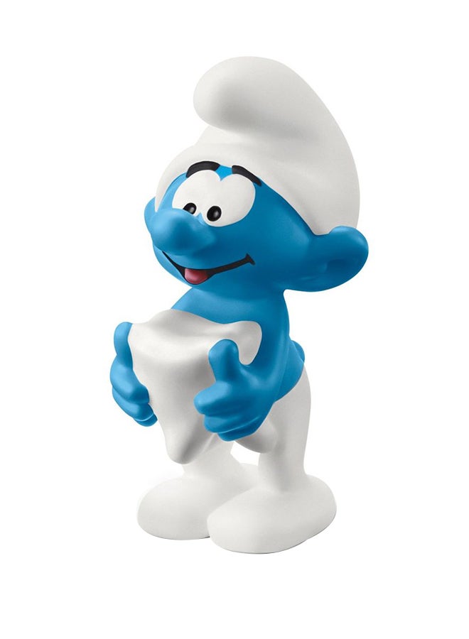 Schleich Smurf With Tooth 3.9x5.4x3.5cm - Image 1