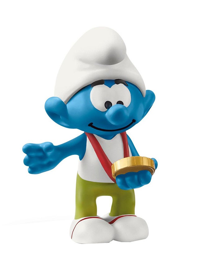 Schleich Smurf With Medal 3.9x5.4x3.5cm - Image 1