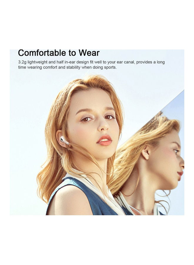 Lenovo - Bluetooth Earbuds With Case White - Image 1