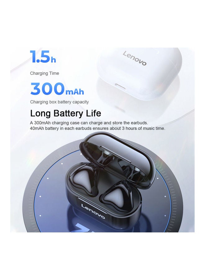 Lenovo - Bluetooth Earbuds With Case White - Image 1