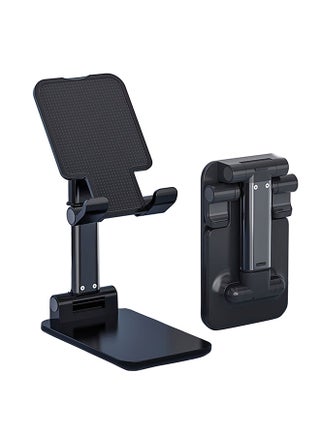 Foldable Telescopic Adjustable Non-Slip Mobile Phone Holder Stand Black - v1608533080/N43241937A_1