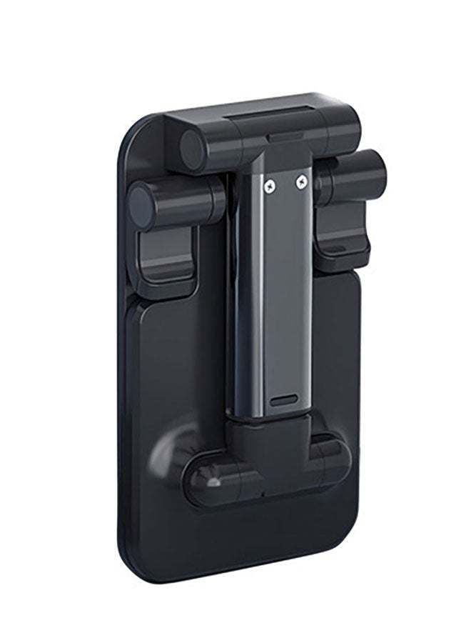 Foldable Telescopic Adjustable Non-Slip Mobile Phone Holder Stand Black