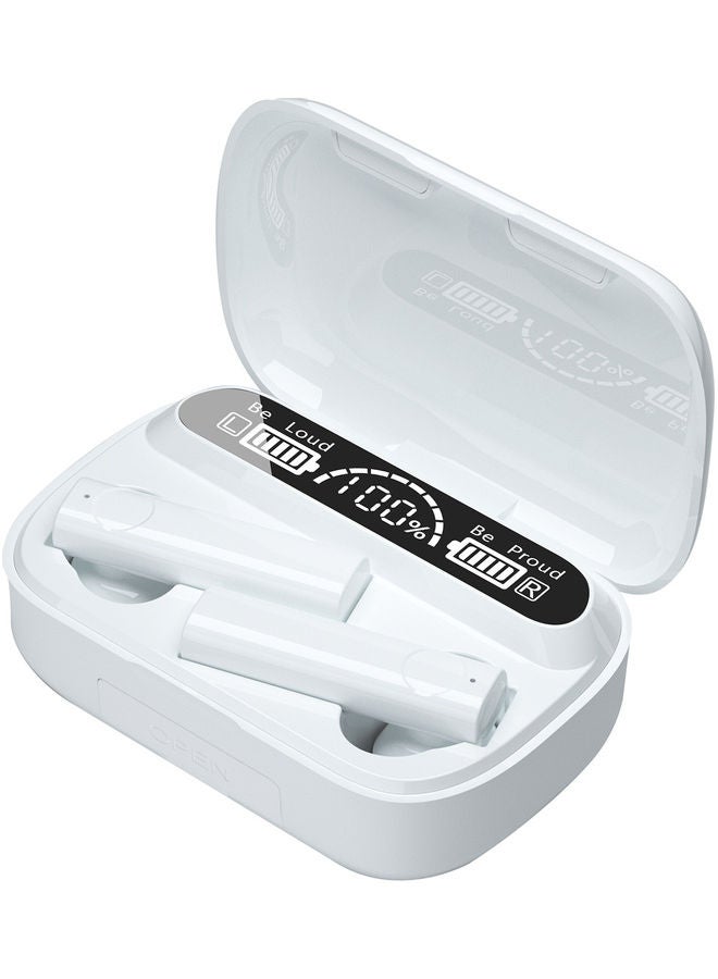 X5 Bluetooth In-Ear Earphones With Charging Box White - Image 1