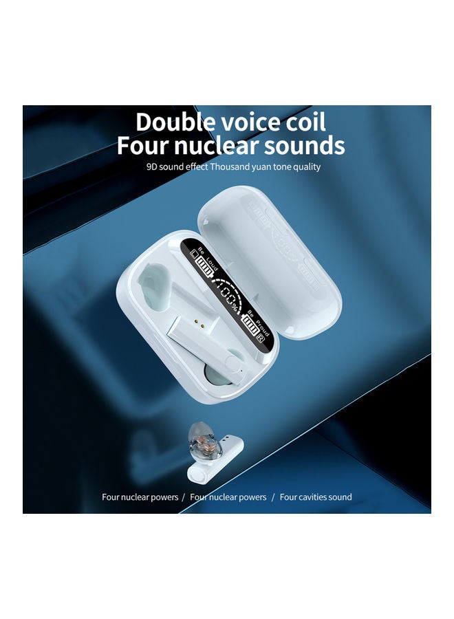 X5 Bluetooth In-Ear Earphones With Charging Box White - Image 3