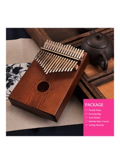 Generic 17-Keys Wooden Mbira Kalimba Thumb Piano  - Image 4