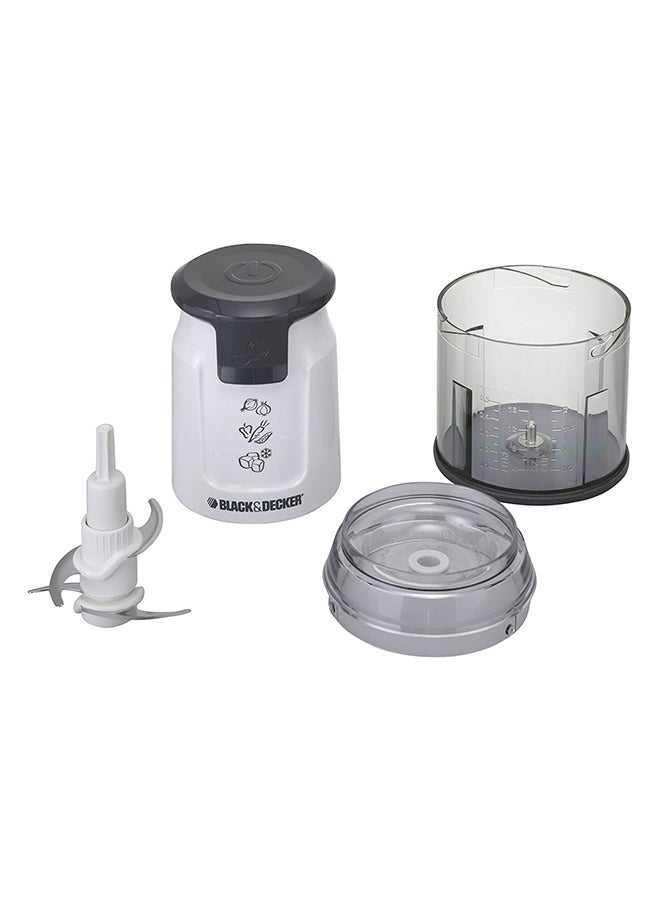 BLACK+DECKER - Chopper with Double Blade 0.5 L 500.0 W FC300-B5 Black/White/Clear - Image 1