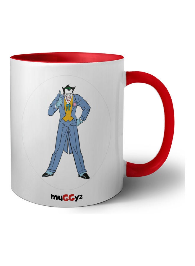 muGGyz Joker Printed Mug Red/White/Black - Image 1