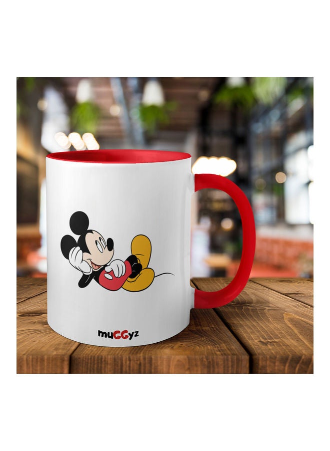 muGGyz Mickey Mouse Printed Mug Red/White/Black  - Image 2