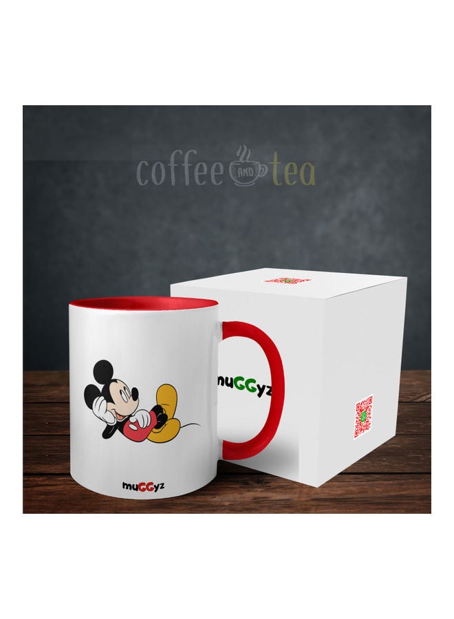 muGGyz Mickey Mouse Printed Mug Red/White/Black  - Image 3
