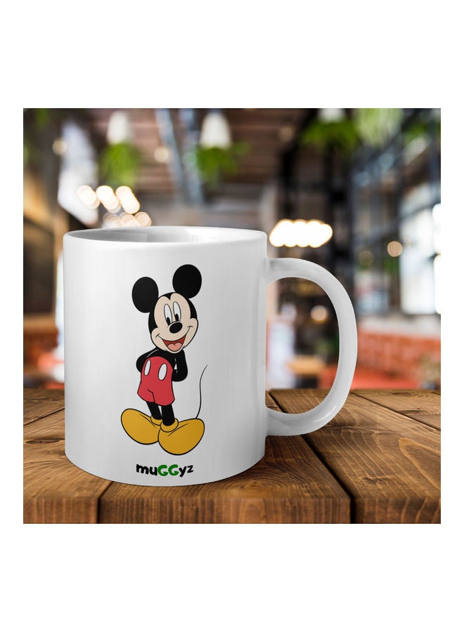 muGGyz Mickey Mouse Printed Mug White/Black/Red - Image 2