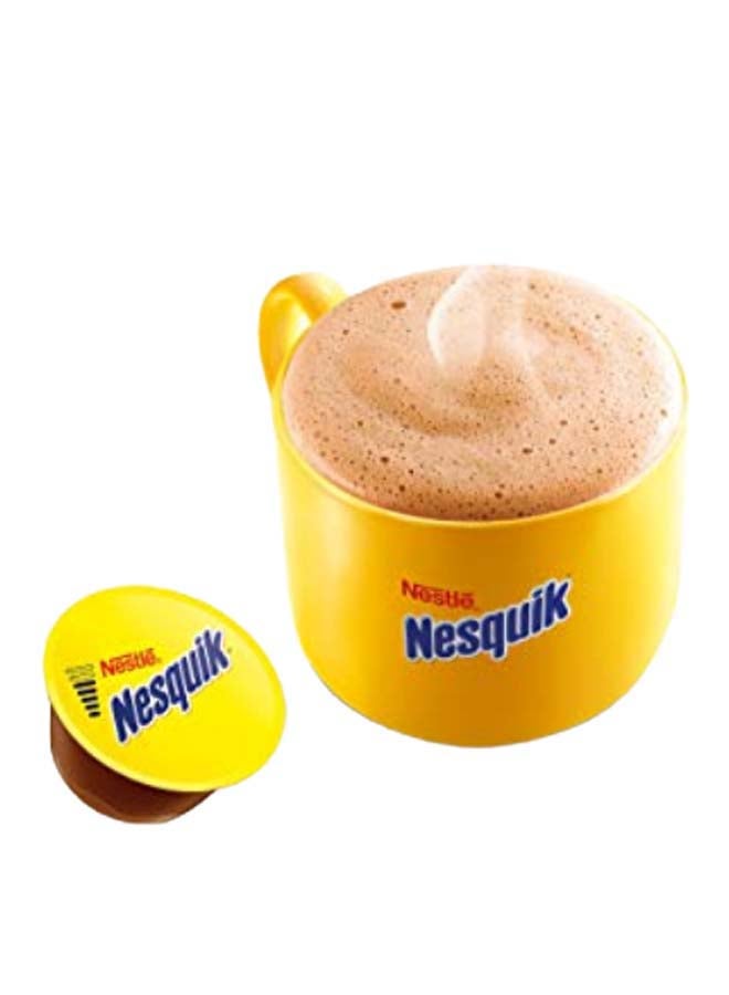 نسكافيه كبسولات نسكويك قهوة بالشوكلاتة من دولتشي جوستو نسكويك 256جرام عبوة من 16 قطعة - Image 4