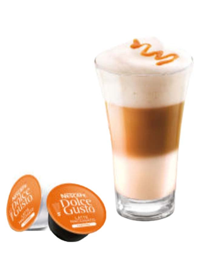 نسكافيه 16 Pieces Dolce Gusto Caramel Latte Macchiato Coffee Capsules 169grams Pack of 3 - Image 3