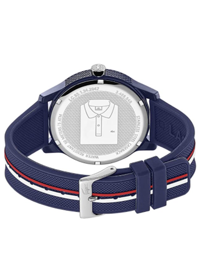 LACOSTE Men's Silicone Analog Wrist Watch 2011070 - Image 2