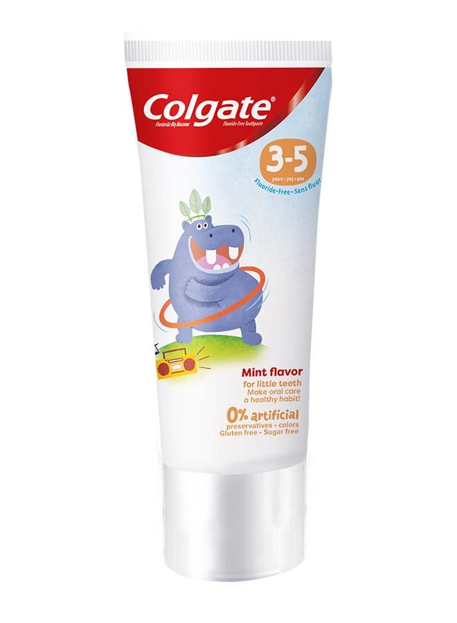 Colgate - Kids ToothPaste Natural Mint Flavour, 3-5 Years, 60ml - Image 1