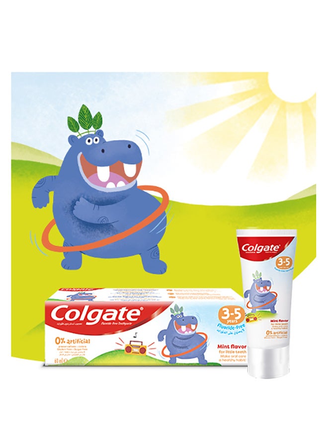 Colgate - Kids ToothPaste Natural Mint Flavour, 3-5 Years, 60ml - Image 1
