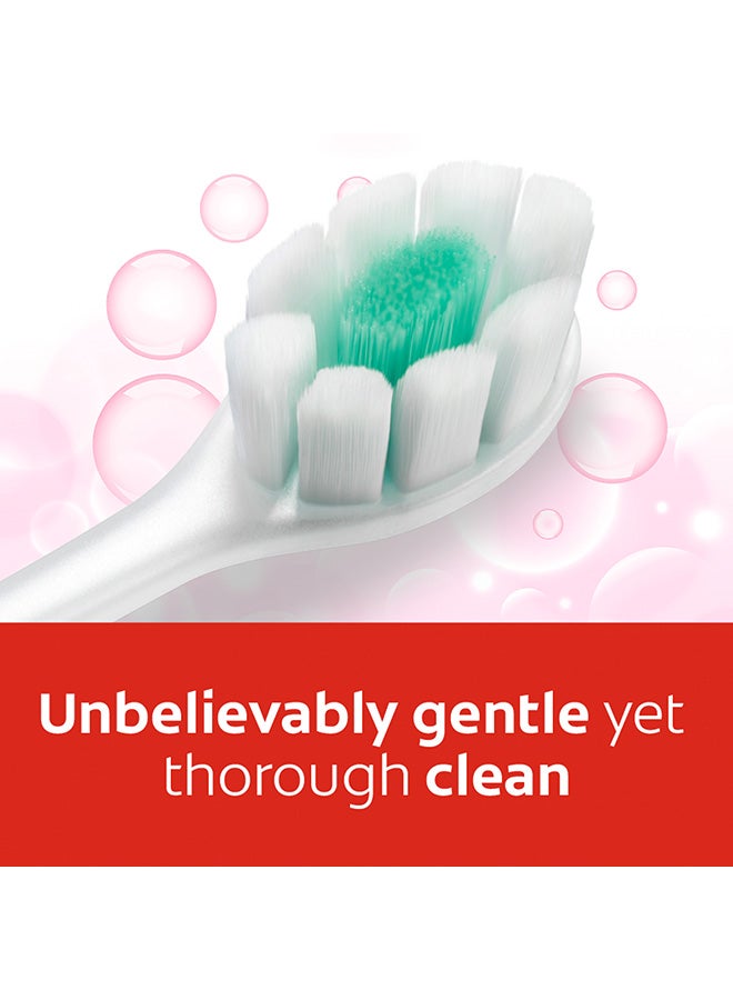 Colgate - Foamsoft Super Dense Thin Bristle Toothbrush, 2 Piece Multicolour - Image 1