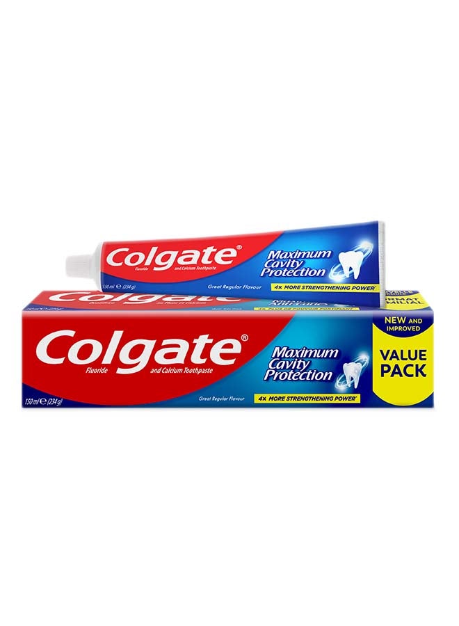 Colgate - Maximum Cavity Protection Great Regular Flavour Toothpaste 150ml - Image 1