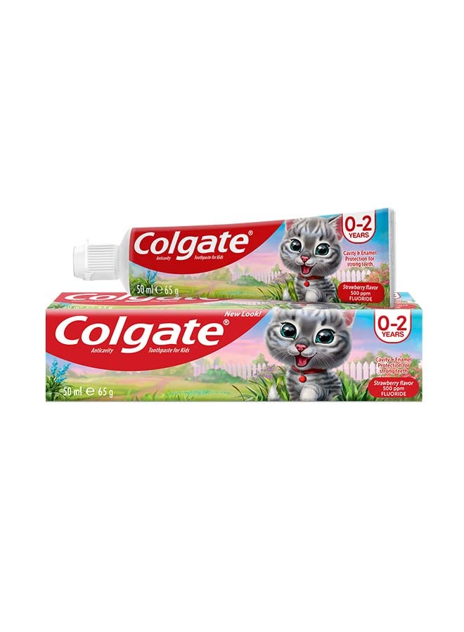 Colgate Anticavity Strawberry Toothpaste For Kids  - Image 1