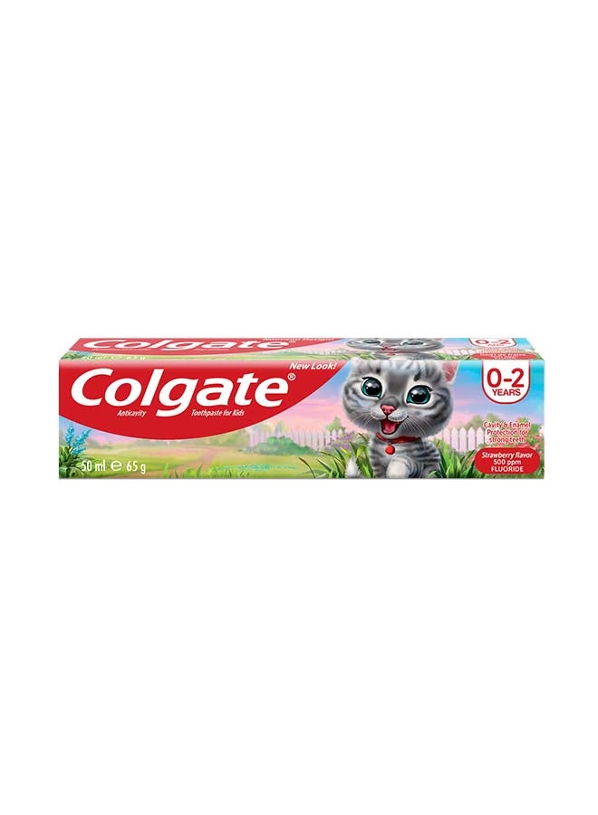 Colgate Anticavity Strawberry Toothpaste For Kids  - Image 2