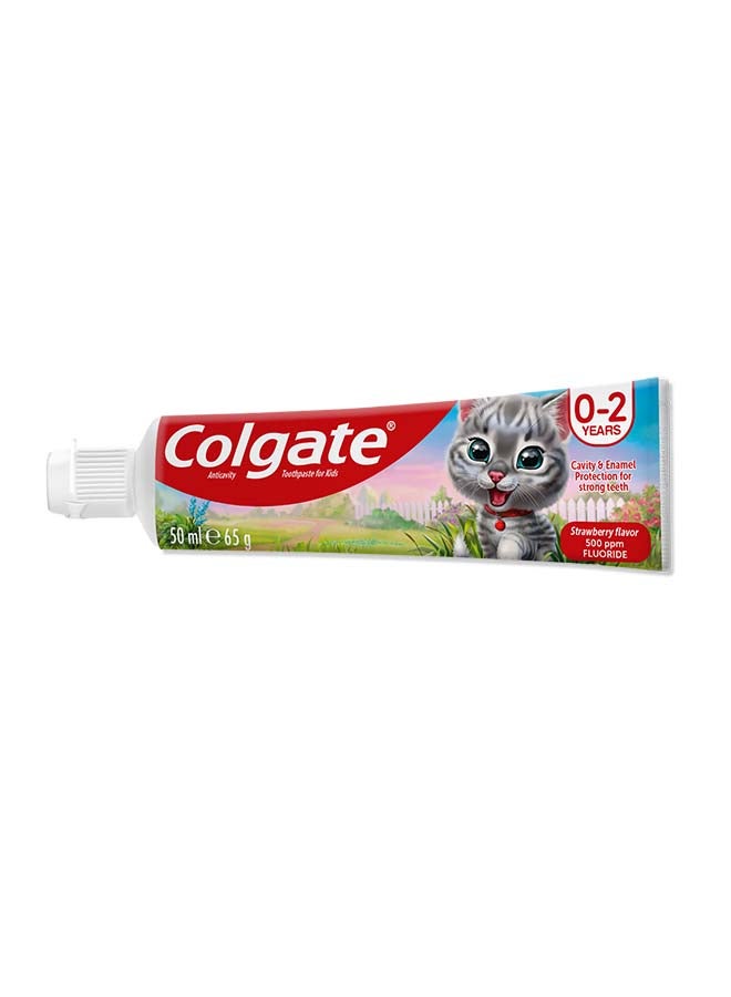 Colgate Anticavity Strawberry Toothpaste For Kids  - Image 3