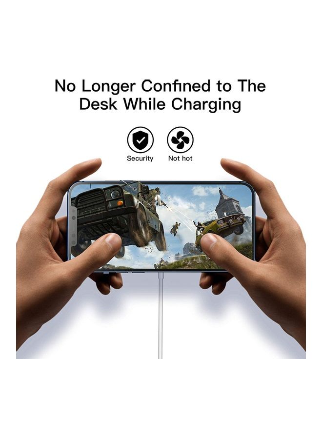 Rock Pow Magnetic Wireless Charger white - Image 5