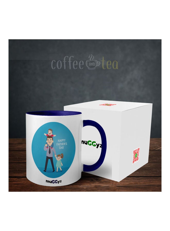 muGGyz Ceramic Coffee Mug happy Fathers Day Multicolour - Image 3