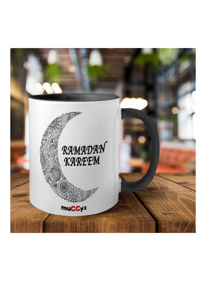 muGGyz Ramadan Kareem Printed Coffee Mug Black/White/Red - Image 2