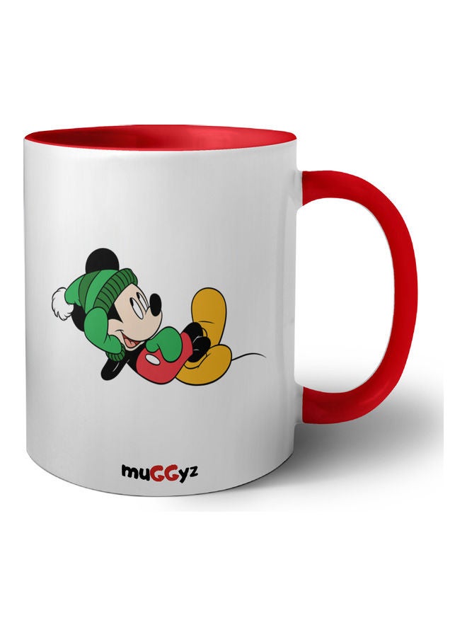 muGGyz Disney Mickey Mouse Printed Mug Red/White/Black - Image 1