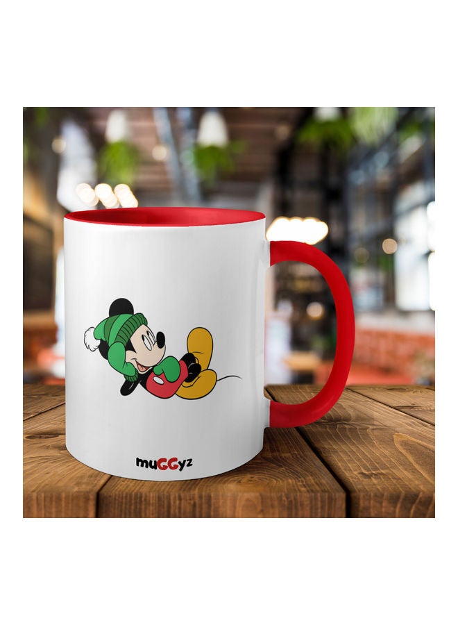 muGGyz Disney Mickey Mouse Printed Mug Red/White/Black - Image 2