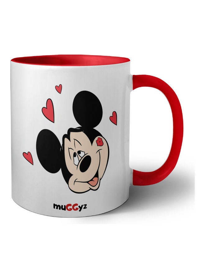 muGGyz Mickey Mouse Printed Mug Red/White/Black  - Image 1