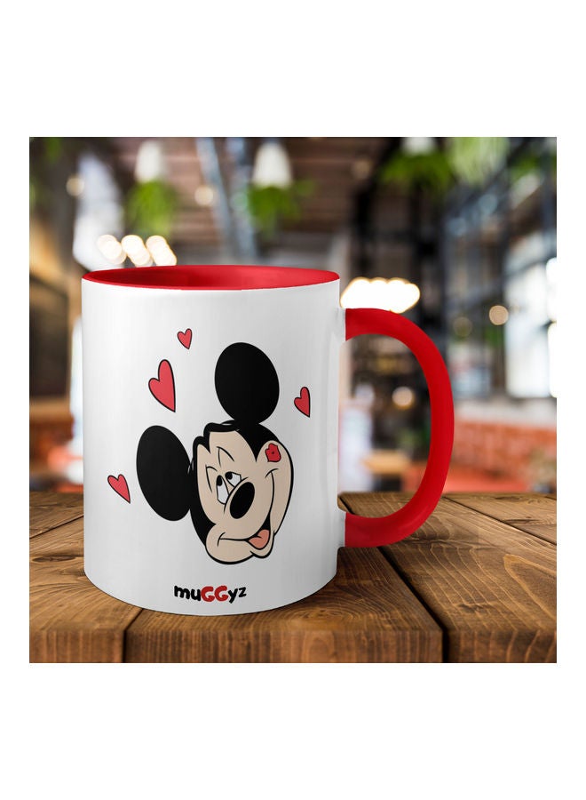 muGGyz Mickey Mouse Printed Mug Red/White/Black  - Image 2