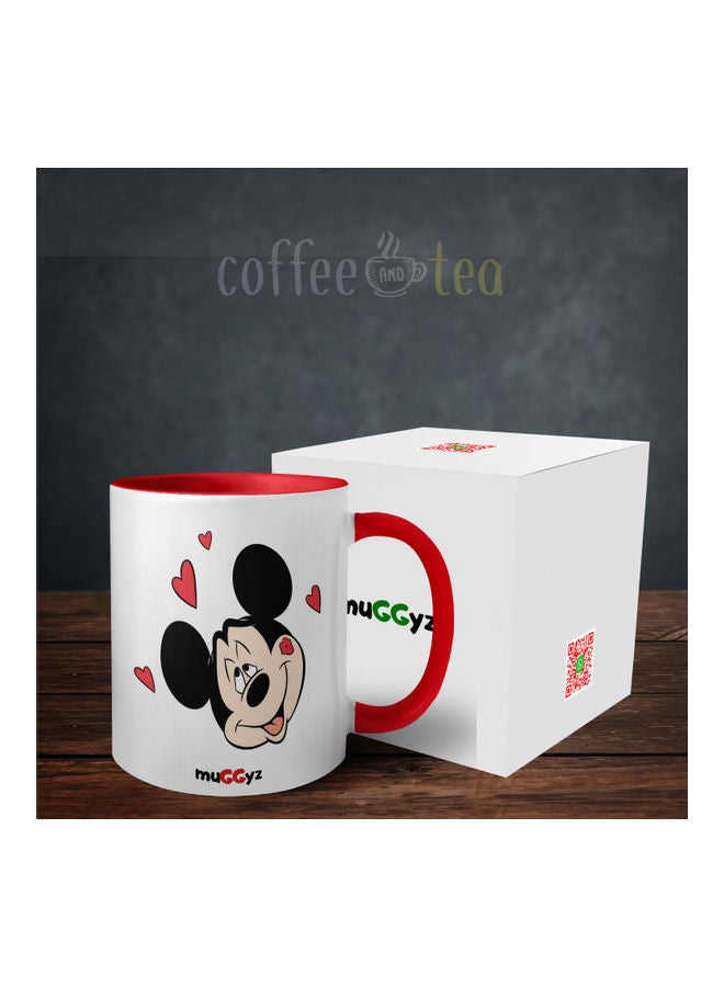 muGGyz Mickey Mouse Printed Mug Red/White/Black  - Image 3