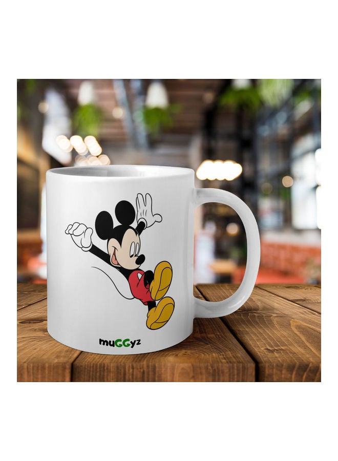 muGGyz Mickey Mouse Printed Mug White/Black/Red - Image 2