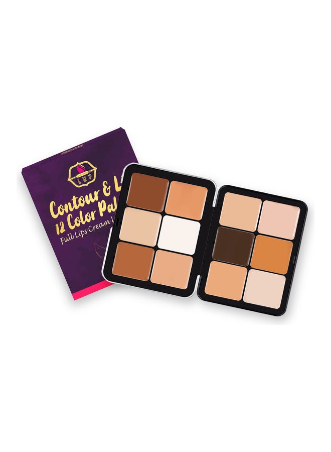 12 Shades Of Foundation Multicolour