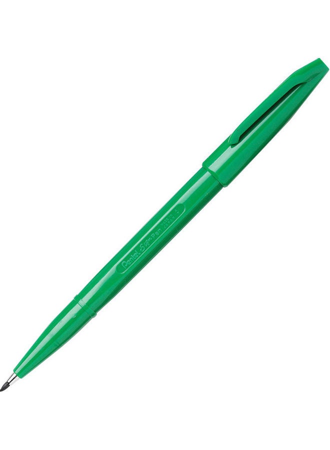 Pentel Fibre Tip Pen Green - Image 1