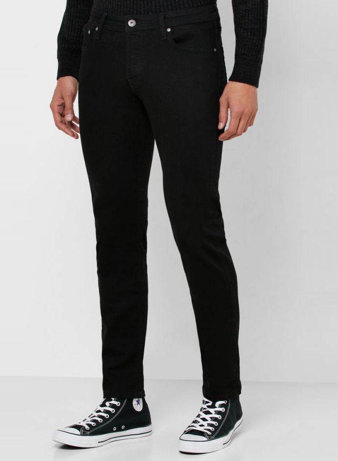 JACK & JONES Glenn Slim Fit Jeans Black  - Image 1