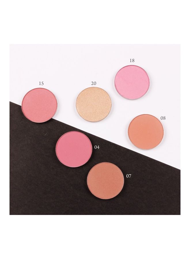 ليف أحمر خدود محمول بلون واحد عالي الصبغة بيج - Image 4