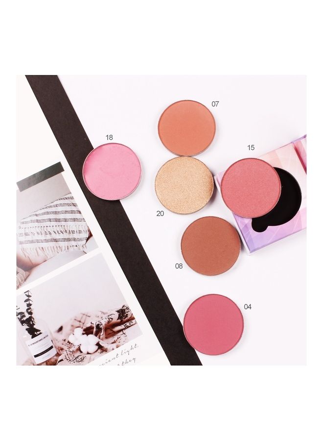 ليف أحمر خدود محمول بلون واحد عالي الصبغة بيج - Image 5