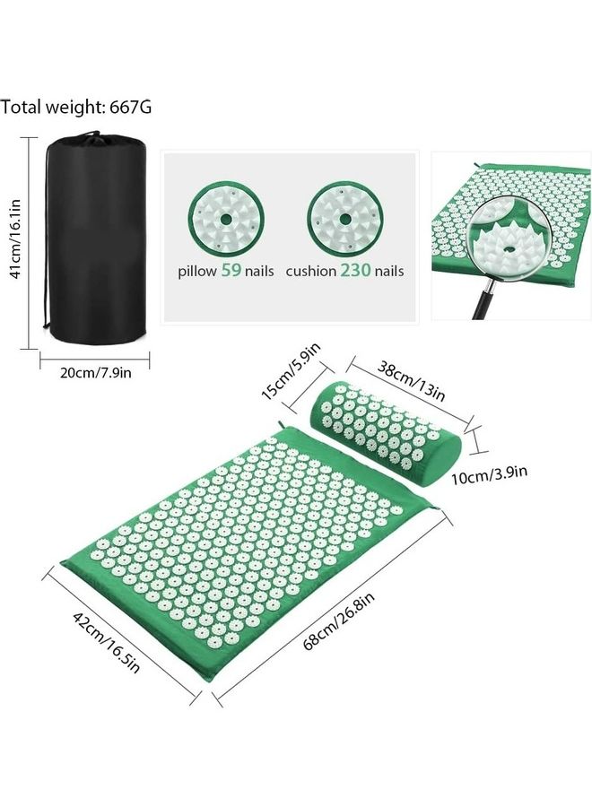 Rock Pow - Acupressure Body Pain Relief Mat 66 x 42cm - Image 1