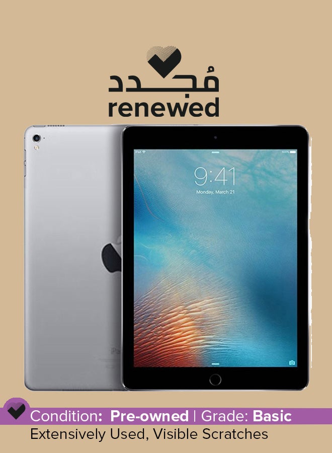 Apple Renewed - iPad 2017 (5th Generation) 9.7inch, 128GB, Wi-Fi, 4G Space Gray With FaceTime - Image 1